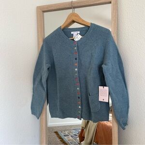 NWT Wool Tabitha Web cardigan